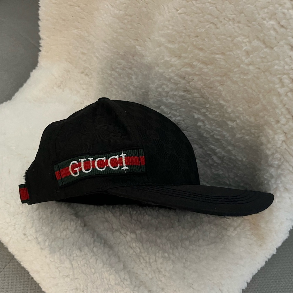 EUC! GUCCI Unisex Canvas Cap - Picture 5 of 6